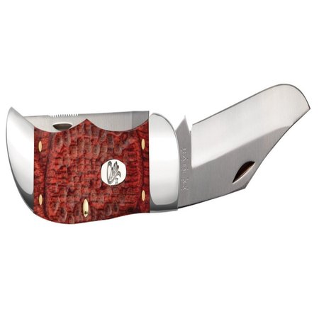 Case Cutlery Knife, Rosewood Jig Folding Hunter W/ Sheath 00189